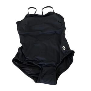 Baleaf Black Training Swimsuit Woman Size 32 Fly Back Adjustable Straps
